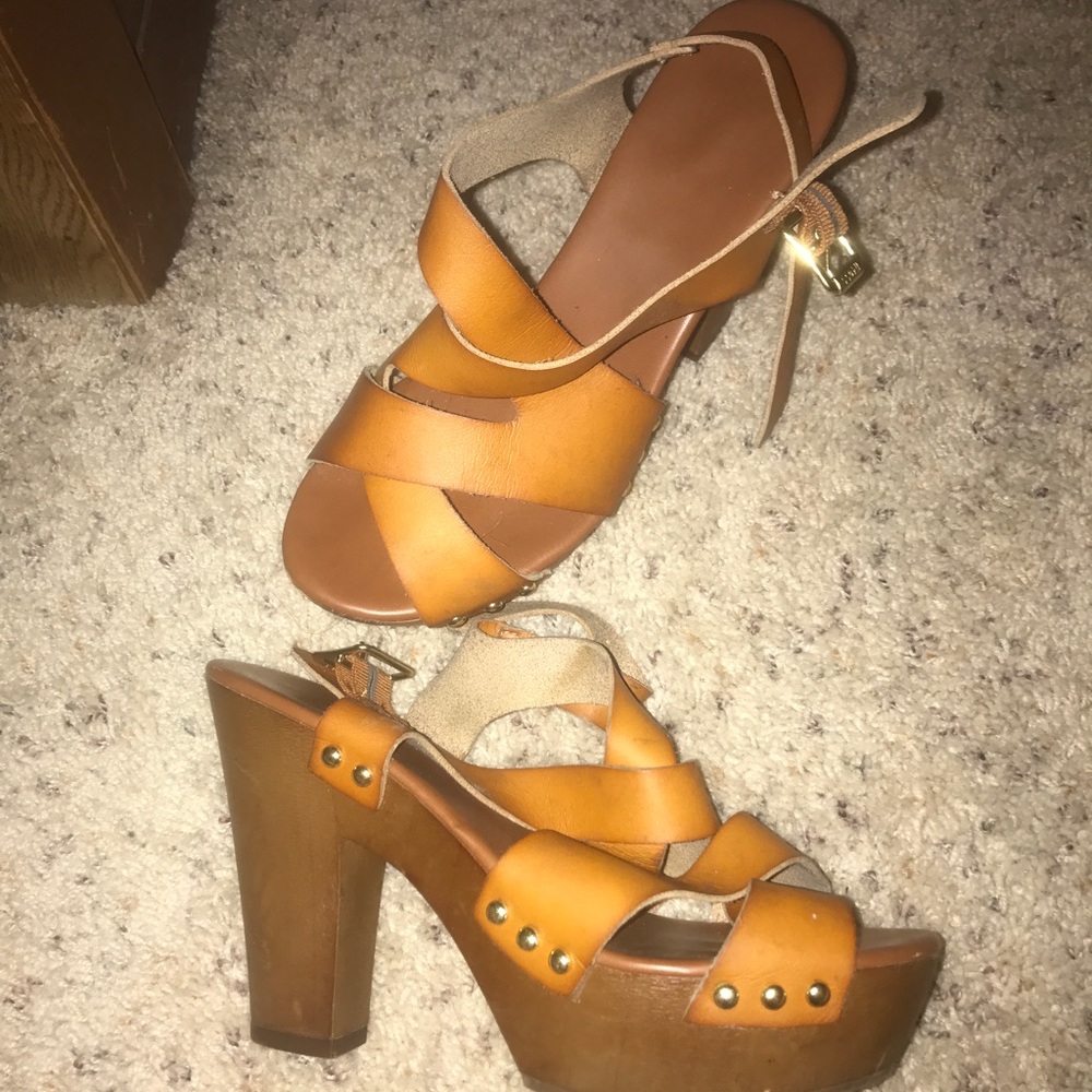 Tan heels from Target